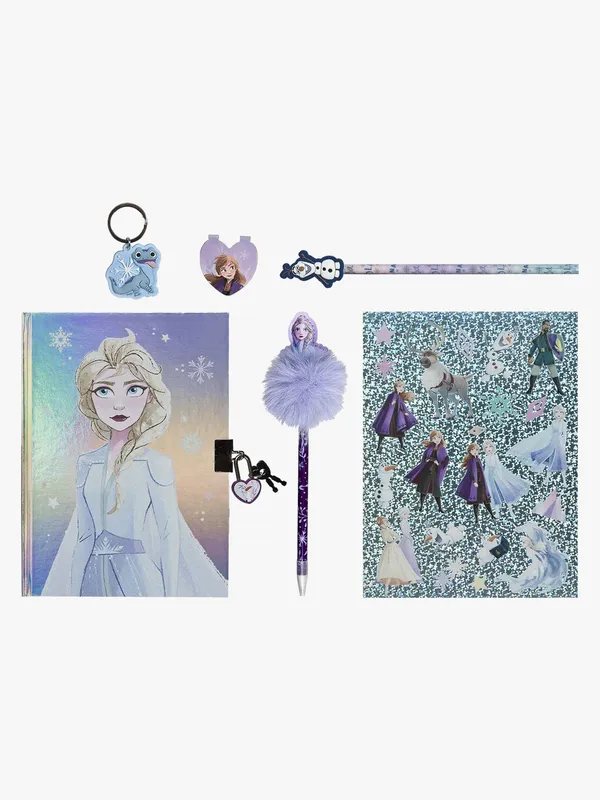 Disney Frozen Dagbok Med Tillbehör Glitter