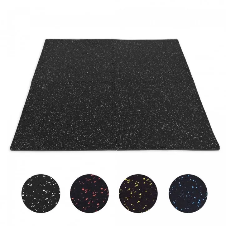 Träningsgolv Gymgolv Gymmatta Set 4 – Svart & Röd