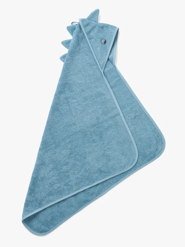LIEWOOD Albert Handduk med Huva, Dino Beach blue