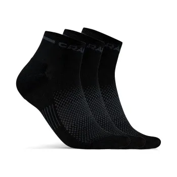 Craft Core Dry Mid Sock 3-pack Black
