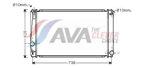 Ava Cooling Systems TO2419 Kylare
