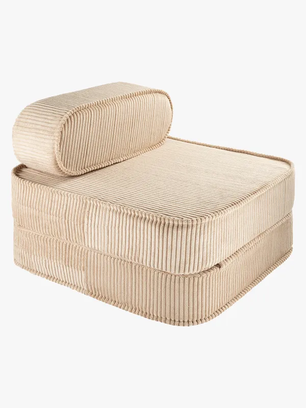Wigiwama Flip Vikbar Barnstol 150×60 cm, Brown Sugar