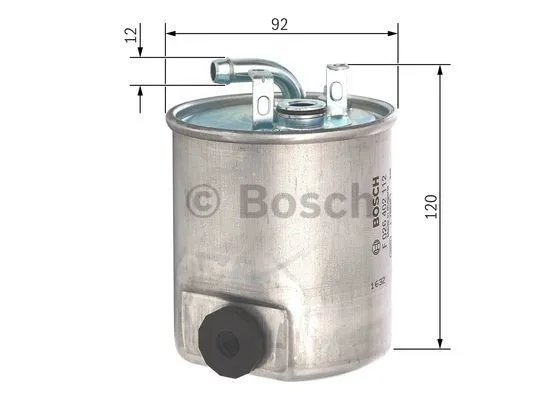 Bränslefilter BOSCH F 026 402 112