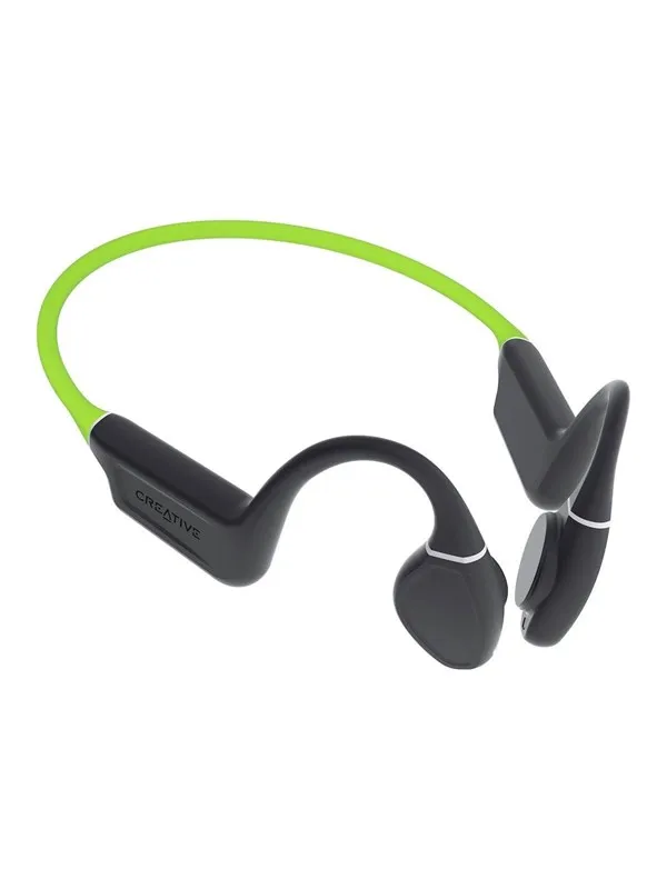 Creative On-Ear Hörlurar Trådlösa Outlier Free Plus - Grå/Grön
