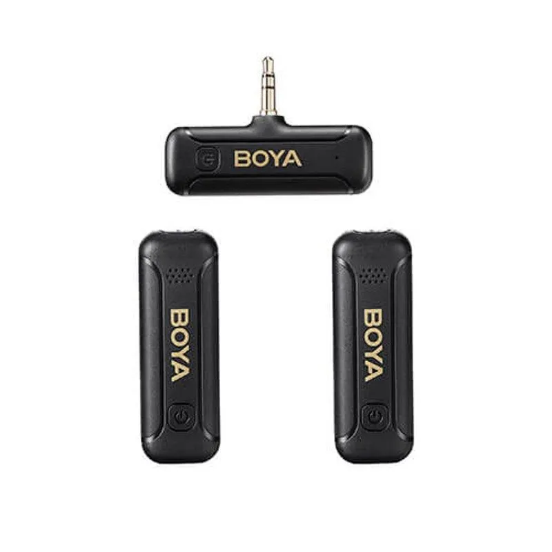 BOYA Wireless Microphone x2 BY-WM3T2-M2 - 3.5mm Mini-Jack (#2941)