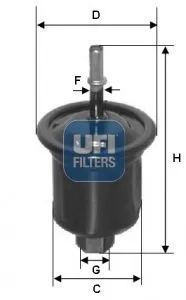 Bränslefilter UFI 31.731.00