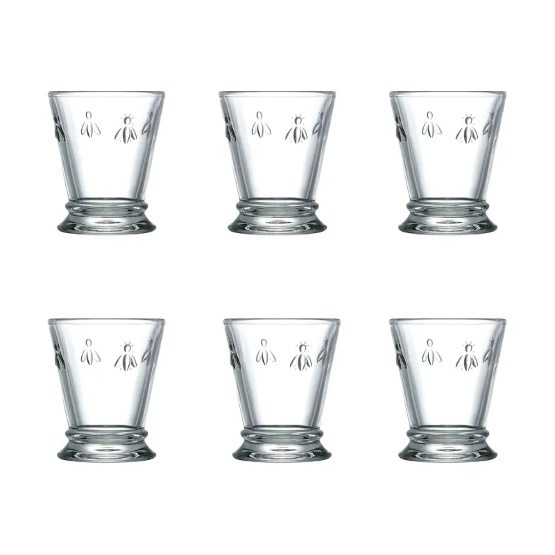 La Rochère Abeille dricksglas 26 cl 6-pack Klar