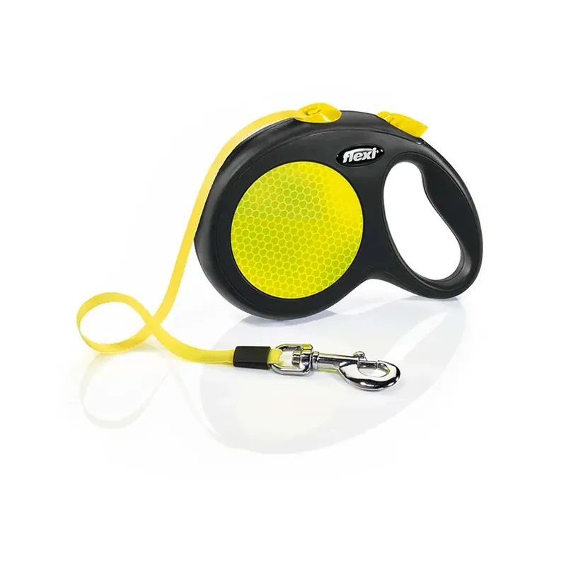 Flexi New Neon yellow leash L 5M 50KG