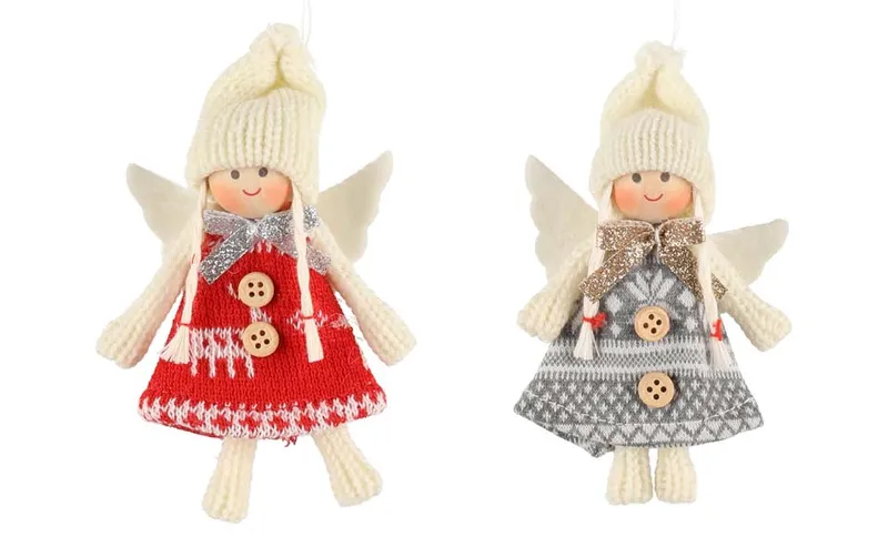 DIY Julpyssel – Prydnadsänglar 12 cm 2-pack