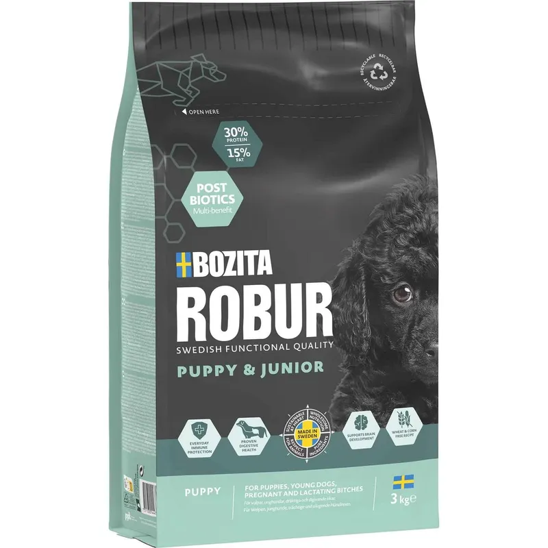 Bozita Robur Puppy & Junior Torrfoder till Valp (#4331)
