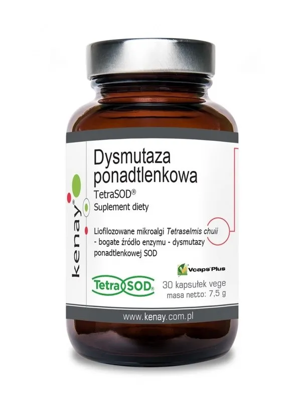 Kenay – Superoxide Dismutase TetraSOD, 750 IU (30 kapslar)