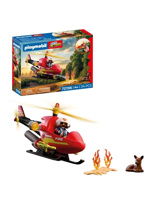 Playmobil City Action – Brandsläckningshelikopter 72196 – 34 Del