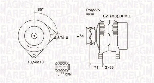 Generator MAGNETI MARELLI 063731973010