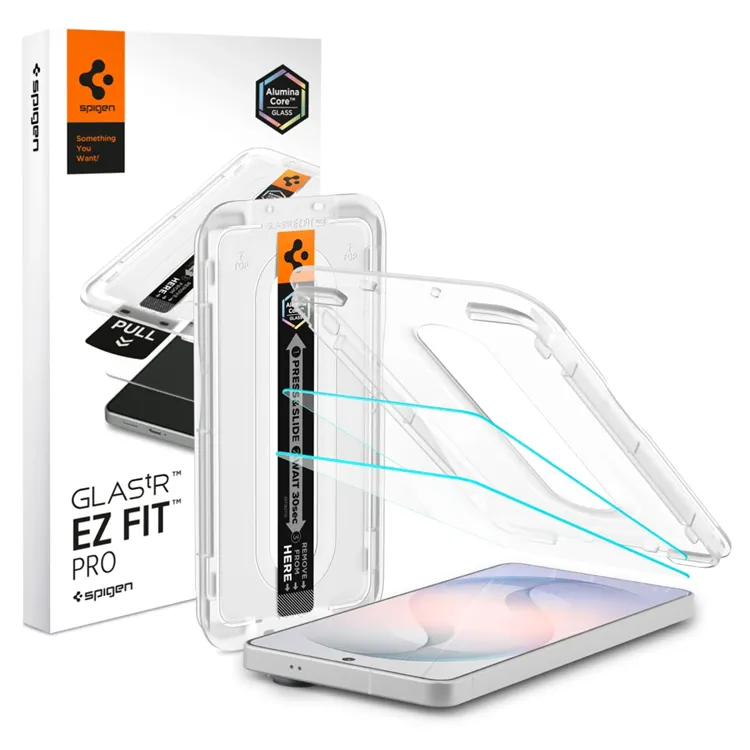 Spigen Glass tR EZ Fit Pro Anti Reflection 2 Pack - transparency - Samsung Galaxy S26