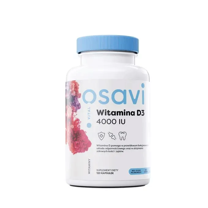 Osavi – Vitamin D3, 4000 IU, 120 kapslar