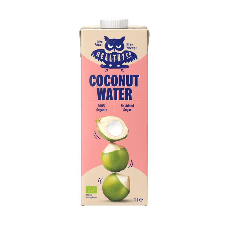 HealthyCo Ekologiskt Kokosvatten, 1 L