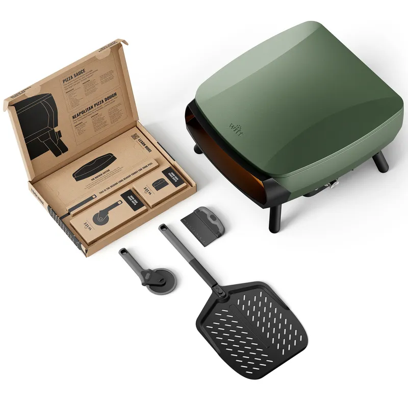 Witt Piccolo Rotante 13″ pizzaugn inkl. toolbox, green