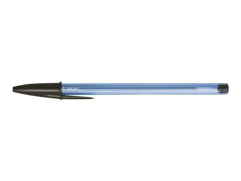 BIC Cristal SOFT - Kulspetspenna - svart - 1.2 mm - medel (paket om 50)
