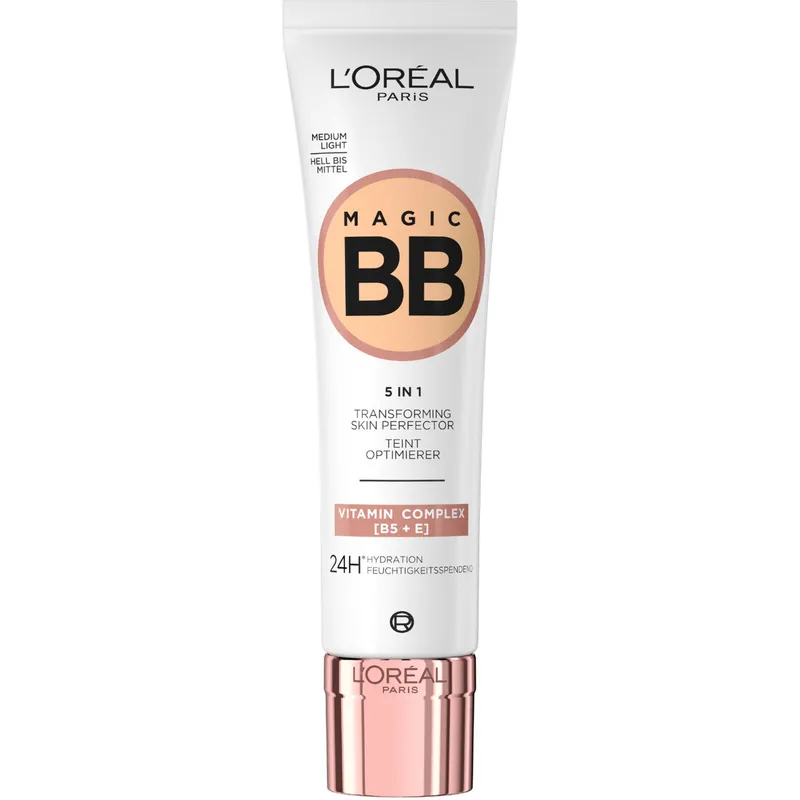 Loreal Paris Magic BB Cream, Transforming Skin Perfector 3 Medium Light