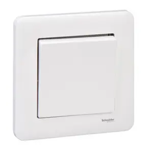 Schneider Electric Exxact WDE008223 Strömbrytare infälld, 1-pol/trapp, IP44, vit