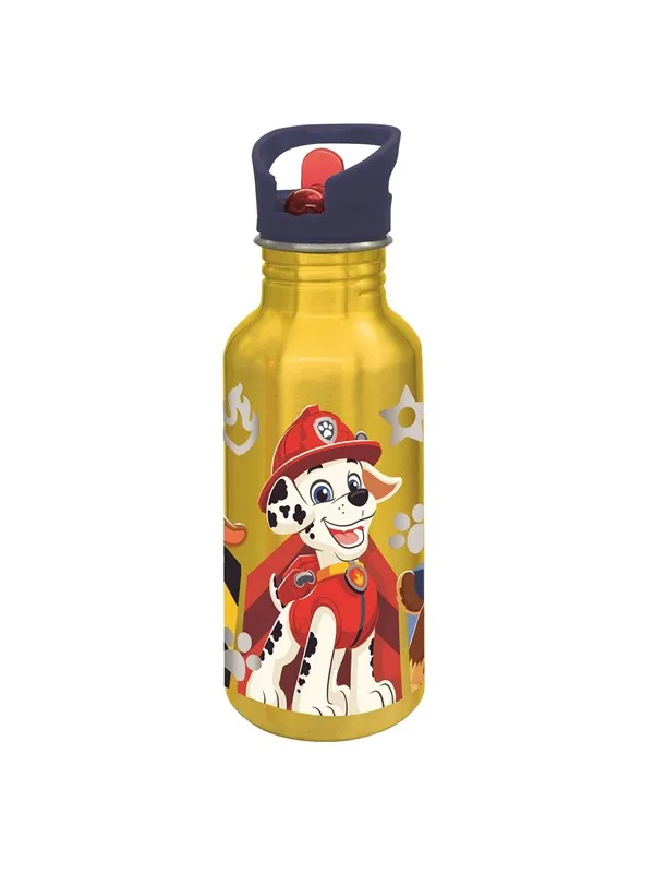 Paw Patrol Vattenflaska - 545 ml - Aluminium - Gul/Blå