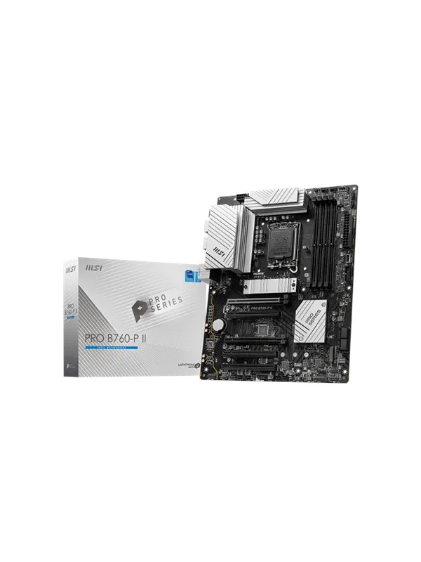 MSI PRO B760-P II Moderkort - Intel B760 - Intel LGA1700 - DDR5 RAM - ATX