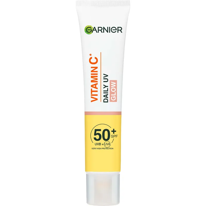 Garnier Vitamin C* Glow-Boosting Daily UV Fluid SPF50+ For Dull Skin Sheer Glow 40 ml