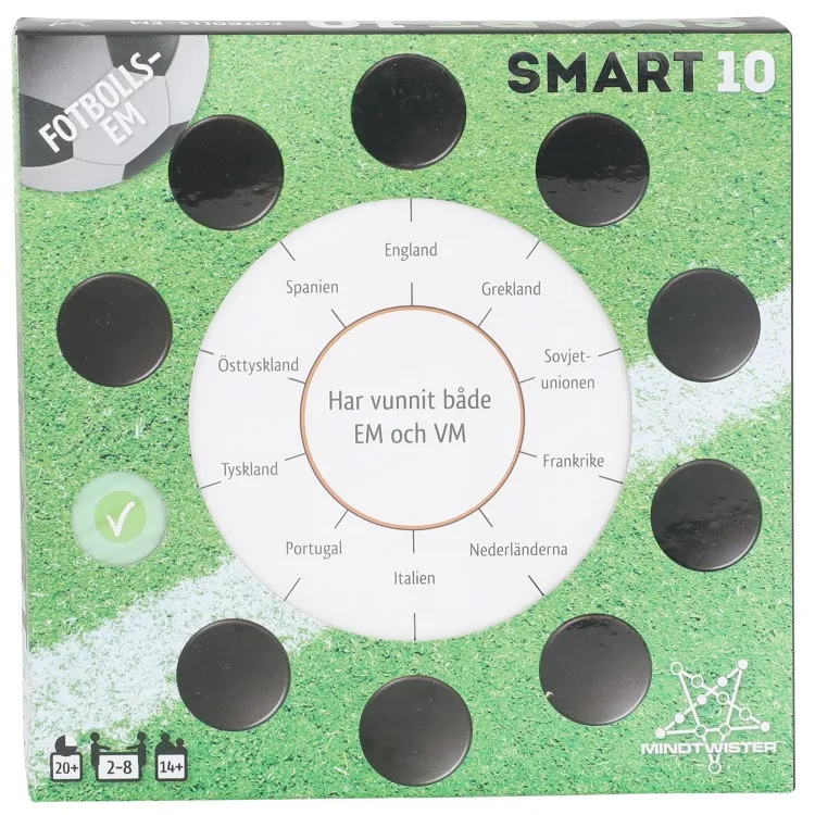 SMART10 Fotboll, Frågekort (SE)