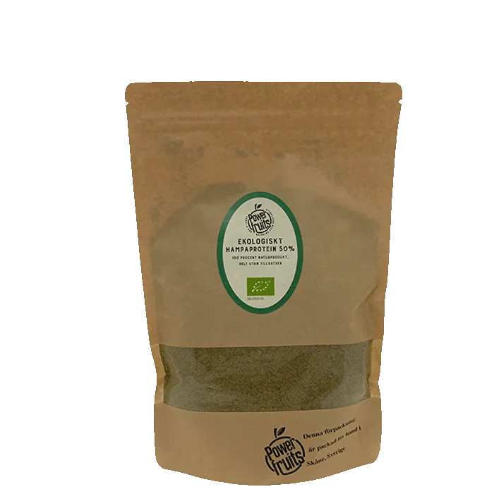 Powerfruits Ekologiskt Hampaprotein 50% RAW 500 g