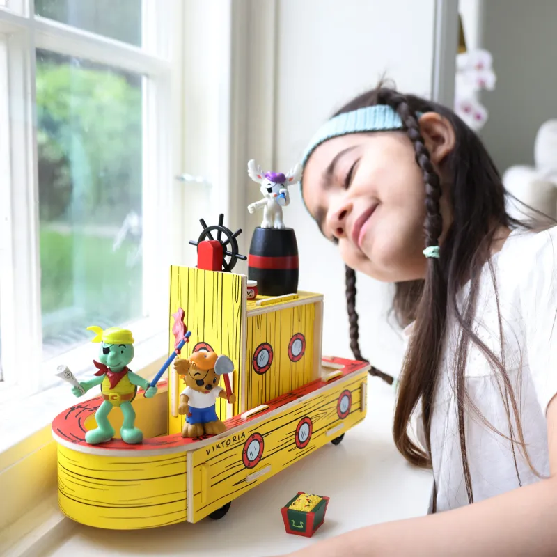 Bamse Figurset Sjörövare Micki