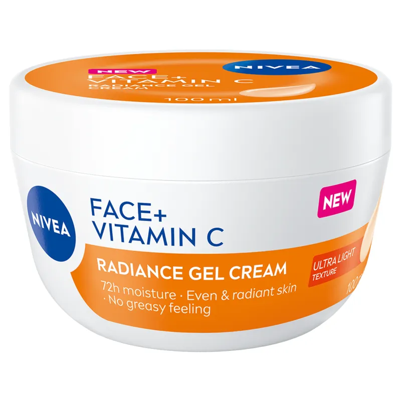 NIVEA FACE+ Vitamin C Radiance Gel Cream 100 ml
