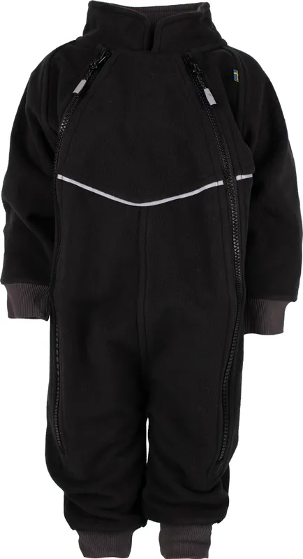 Lindberg Babys’ Stormy Baby Overall Windfleece Black