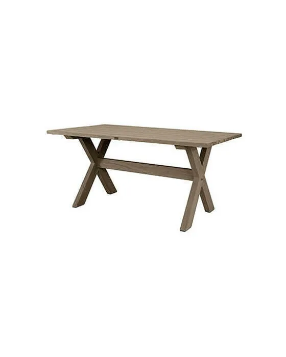 Artwood, Matbord Cross 100X220 Cm Charcoal Teak