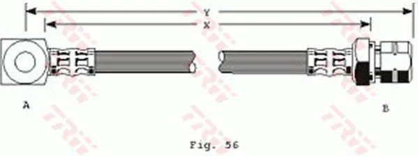 Bromsslang TRW PHD243
