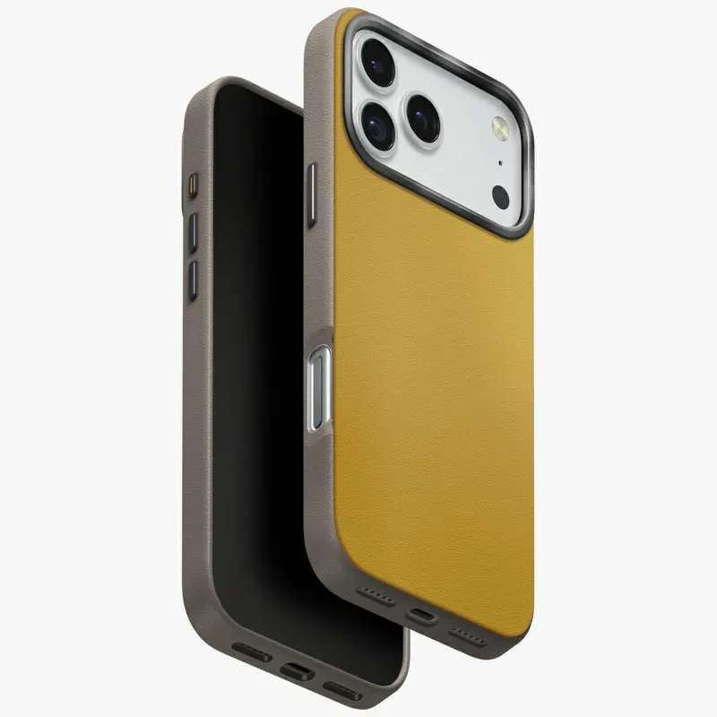UNIQ Mobilskal till iPhone 17 Pro Max MagSafe Lyden DS – Gul/Grå