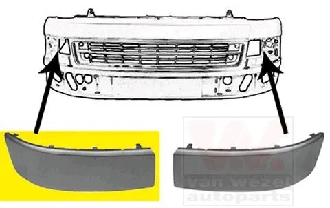 Övertäck, stötfångare VAN WEZEL 5790586