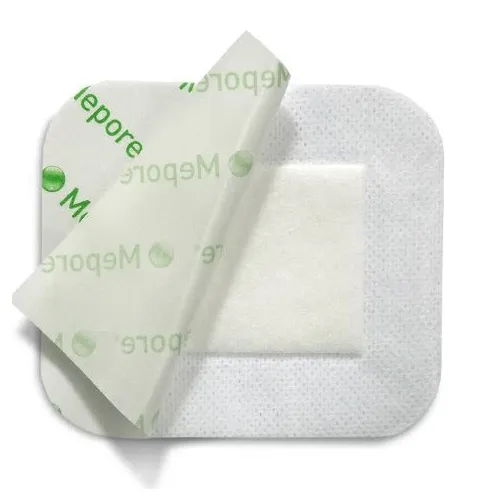 Absorberande häftande förband Mepore – 8x10cm (dyna 3,5x6cm) – 50 st