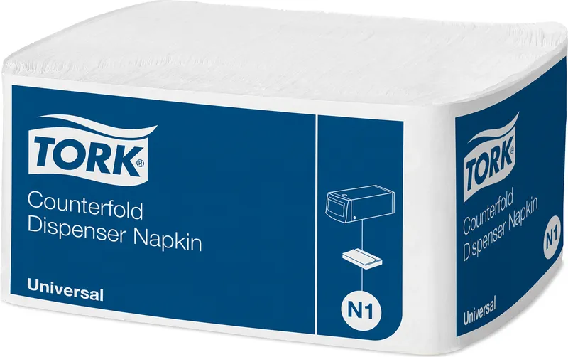 Dispenserservett N1 33×30 cm 1-lag 7200 st