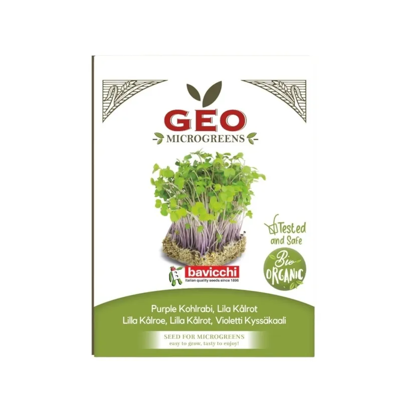 GEO Kålrabbi Lila Microgreens EKO 300 g