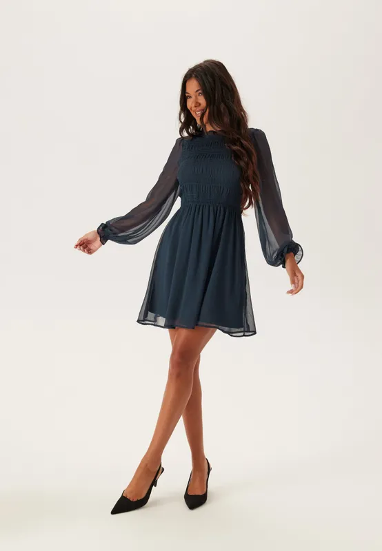 Smock L/S Dress (#2424)