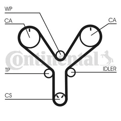 Kamrem Contitech CT1147