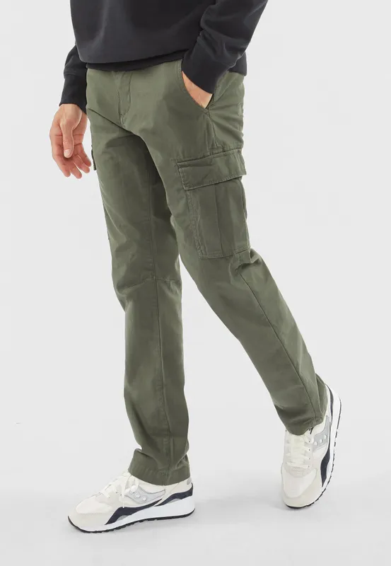 Vintage Industries Mallow cargobyxor Oliv