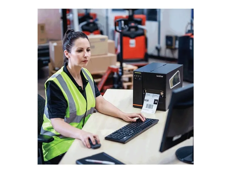 Brother TJ-4520TN - label printer - B/W - direct thermal / thermal transfer