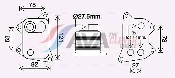 Oljekylare AVA COOLING SYSTEMS AI3420