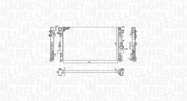 Kylare Magneti Marelli 350213955000