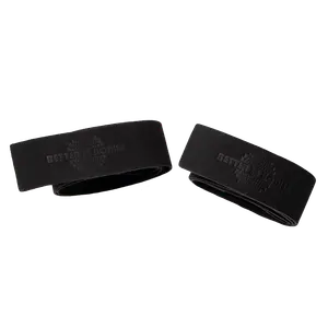 Better Bodies Leather Lifting Straps, One Size , Black