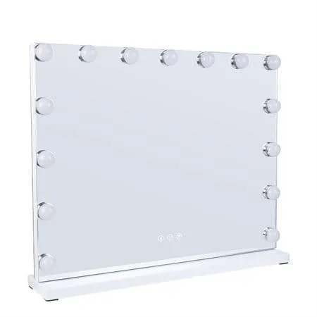UNIQ XL Hollywood Vanity Mirror with 15 LED lights
