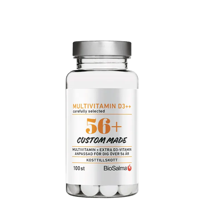 BioSalma Multivitamin 56+ D3++ 100 tabletter