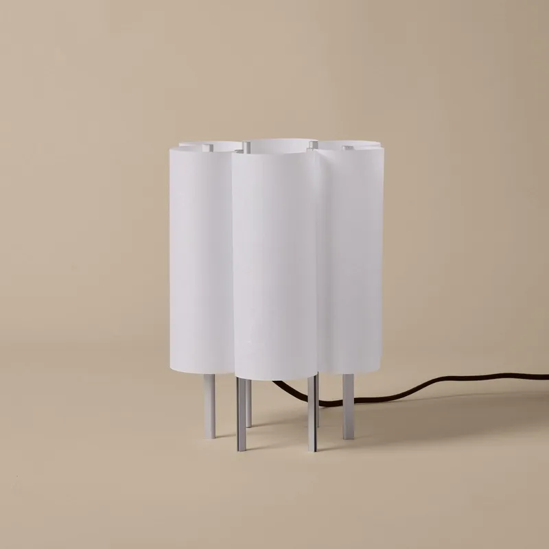 Boe bordslampa, washi-papper, höjd 28 cm – ferm LIVING – Sovrum – Modern – Papper / papp – Med en ljuskälla