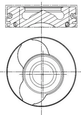 MAHLE 022 01 00 Kolv